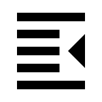 Left Indent SVG Icon